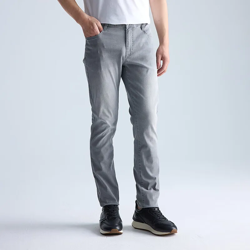 LESS IS MORE Jeans Men Light Gray-2