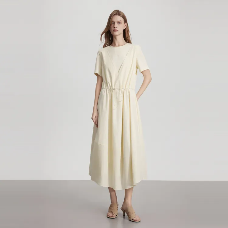 ELLE Short Sleeved Dress Women's-2
