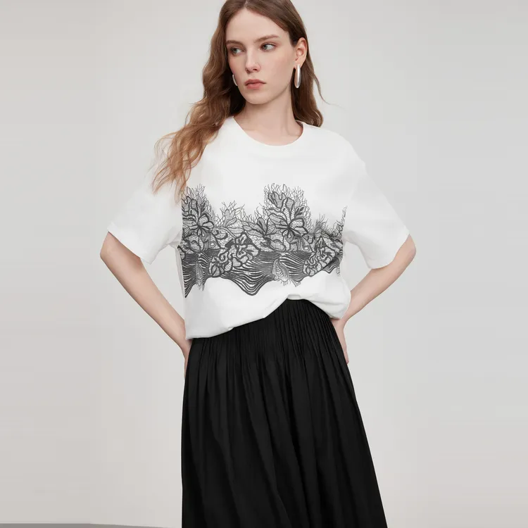 ELLE T Shirts Women's-9