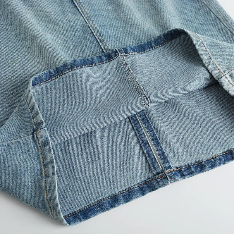 TERRE BLEUE Denim Long Skirt Women's-8