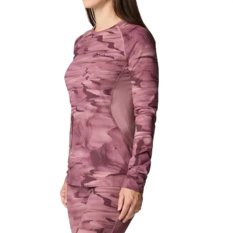 Columbia Omni-Heat Infinity Omni-Wick Shirt Women's Fig Wind-Blown Color-2