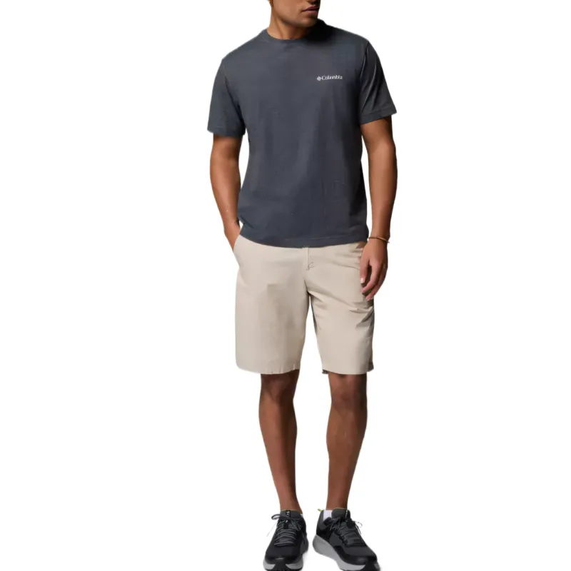 Columbia T Shirts Men Coal Gray Heat Wave-3
