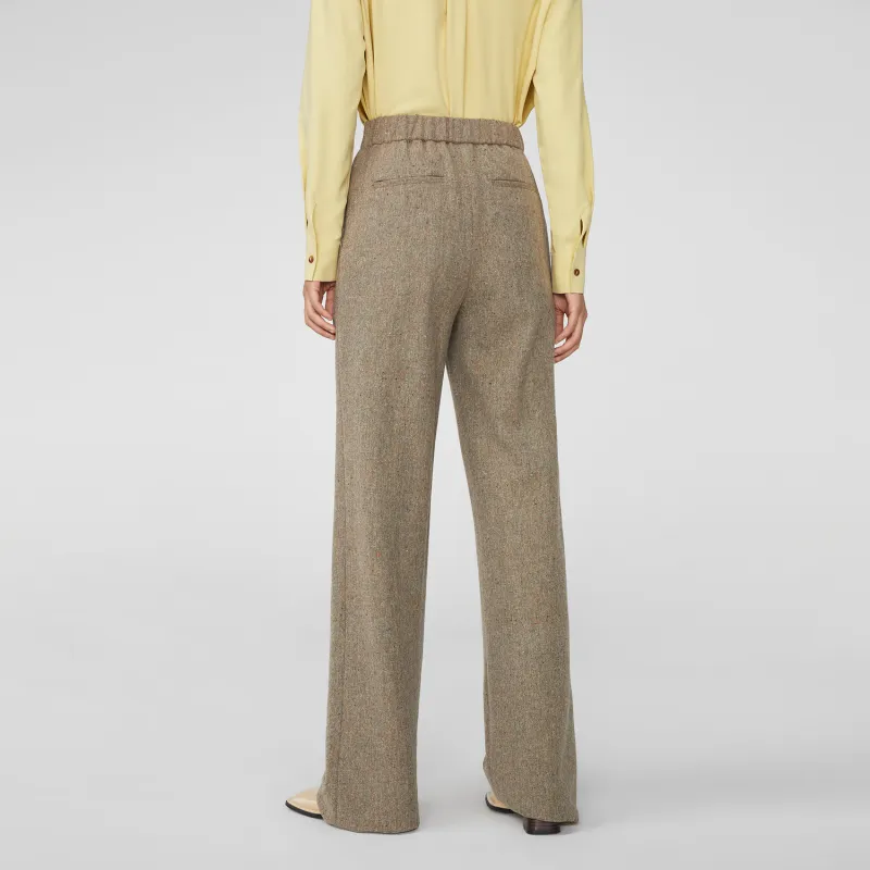 OVV Casual Pants Women's Khaki Solid Color B5-3