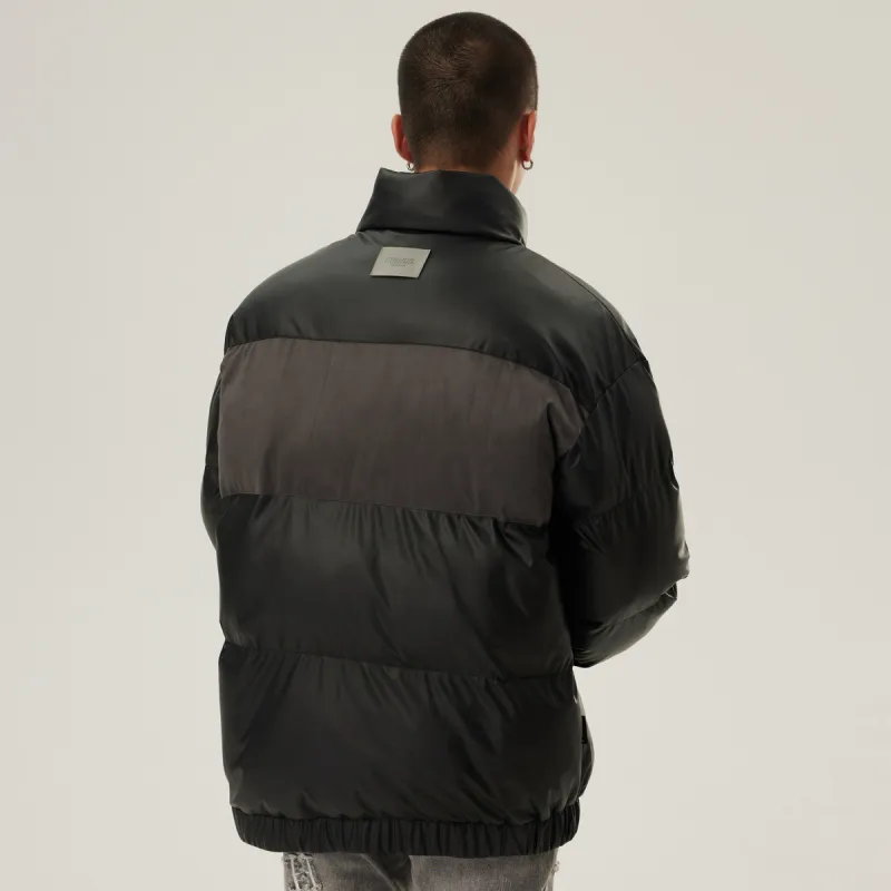 FORHUG Puffer Jacket Unisex Black-4