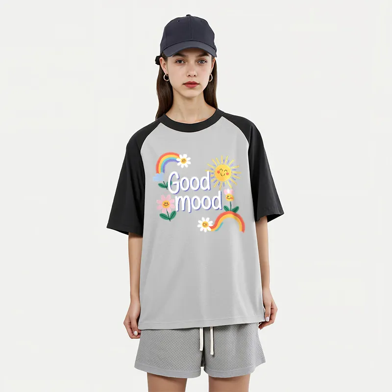 FAIRWHALE Raglan Sleeve T Shirt Women's-2