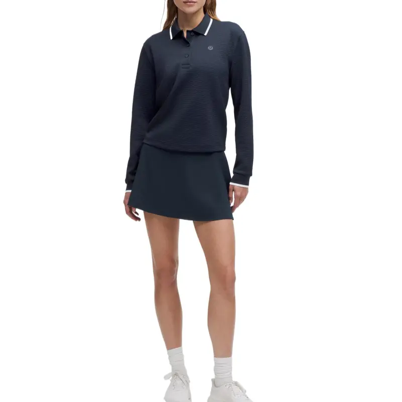 Lululemon TexturedLong Sleeve Polo Shirt Women's-5