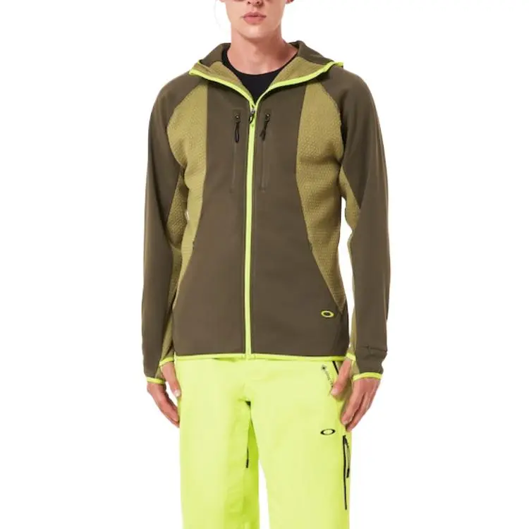 Oakley Drift Tech Fleece Hoodie Jacket Men's Green-3
