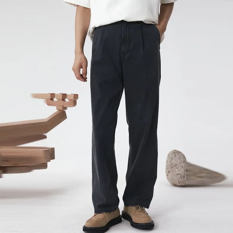 EHE Jeans Men Black Gray-3