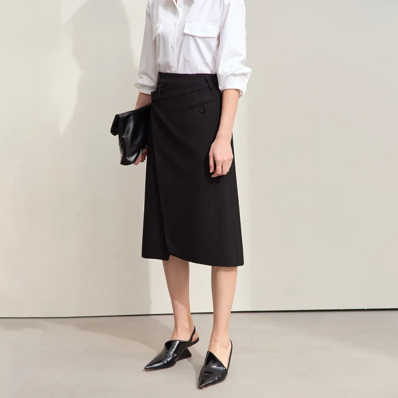 AMII Casual Long Skirts Women's-5