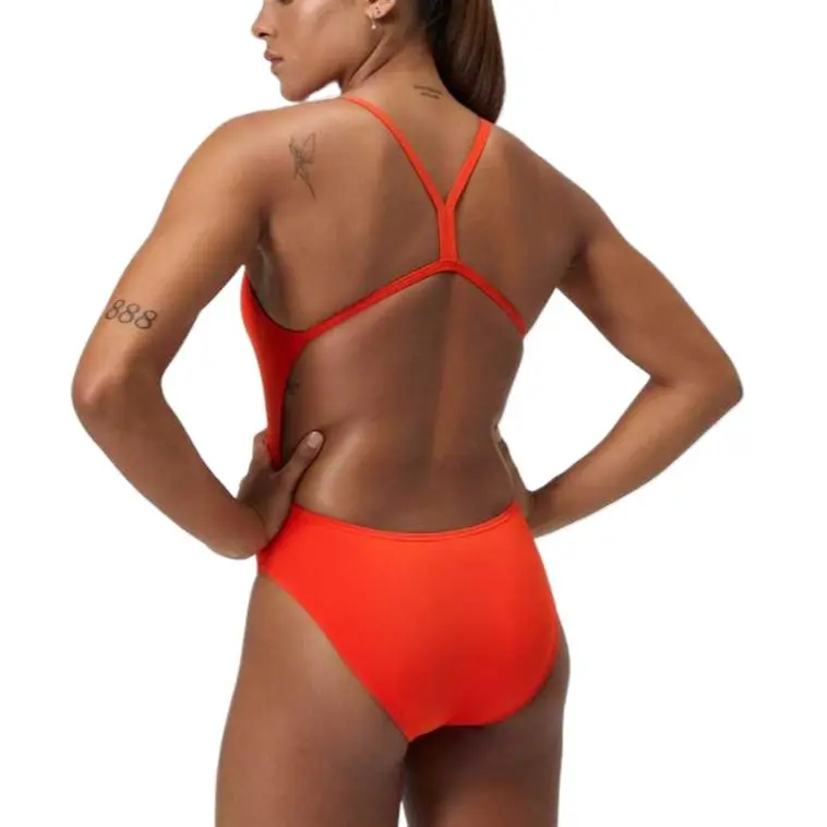 Speedo One piece Swimsuit Women's Orange-1