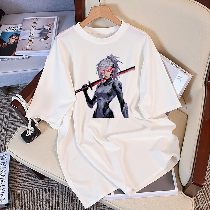 FAIRWHALE Drop Shoulder Sleeve T Shirt Women's-2