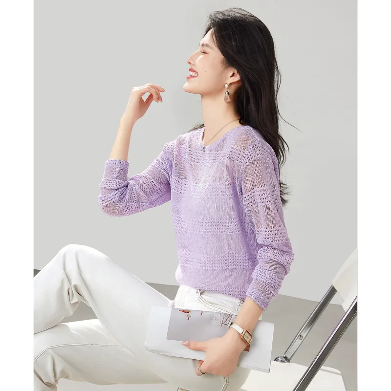 Still Quiet T Shirt Women's Crystal Purple-5
