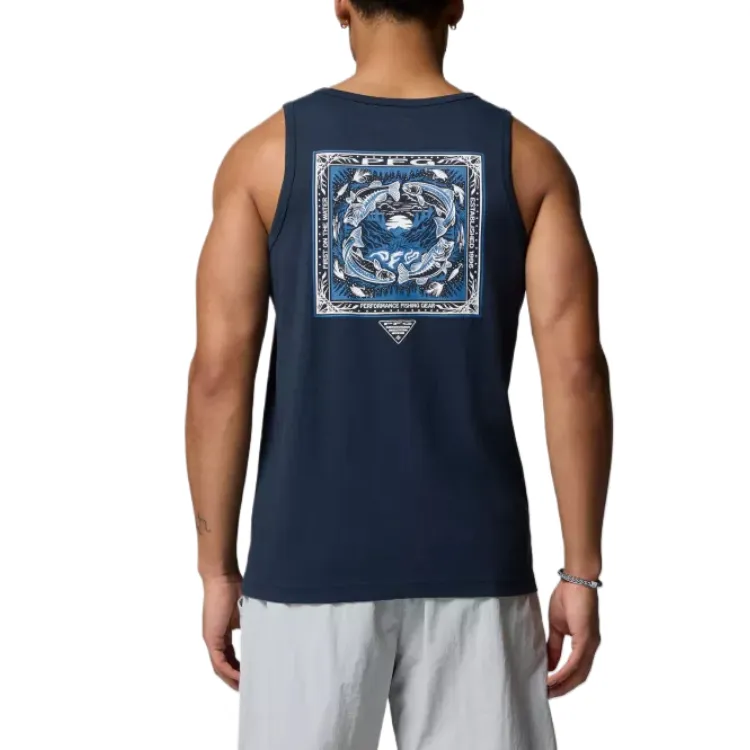 Columbia Tank Top Men's Marine Blue-1