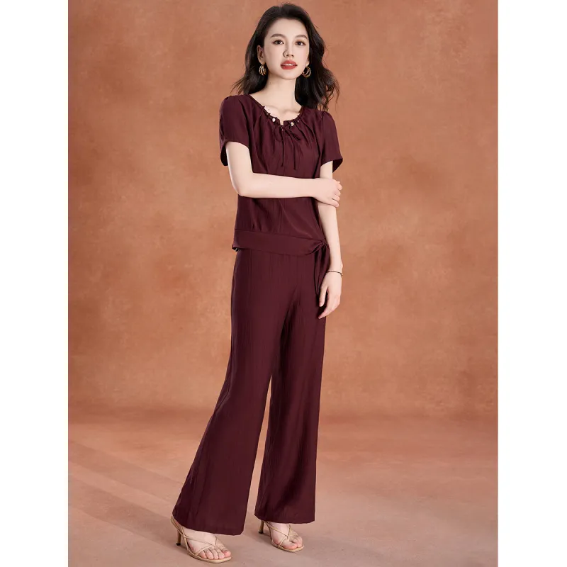 Mylan Casual Suits Women's Red-4