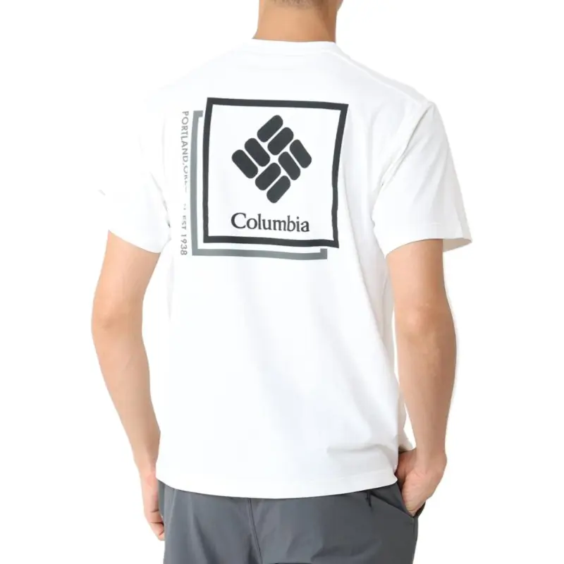 Columbia T Shirts Unisex White-3