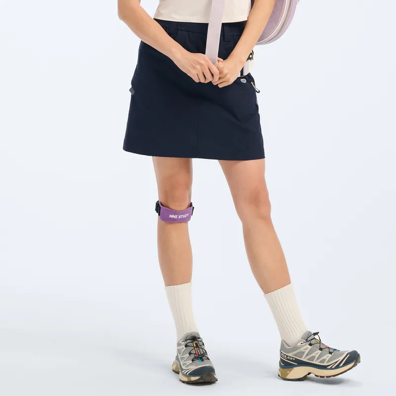 LONSDALE Casual Short Skirts Women's Navy Blue-2