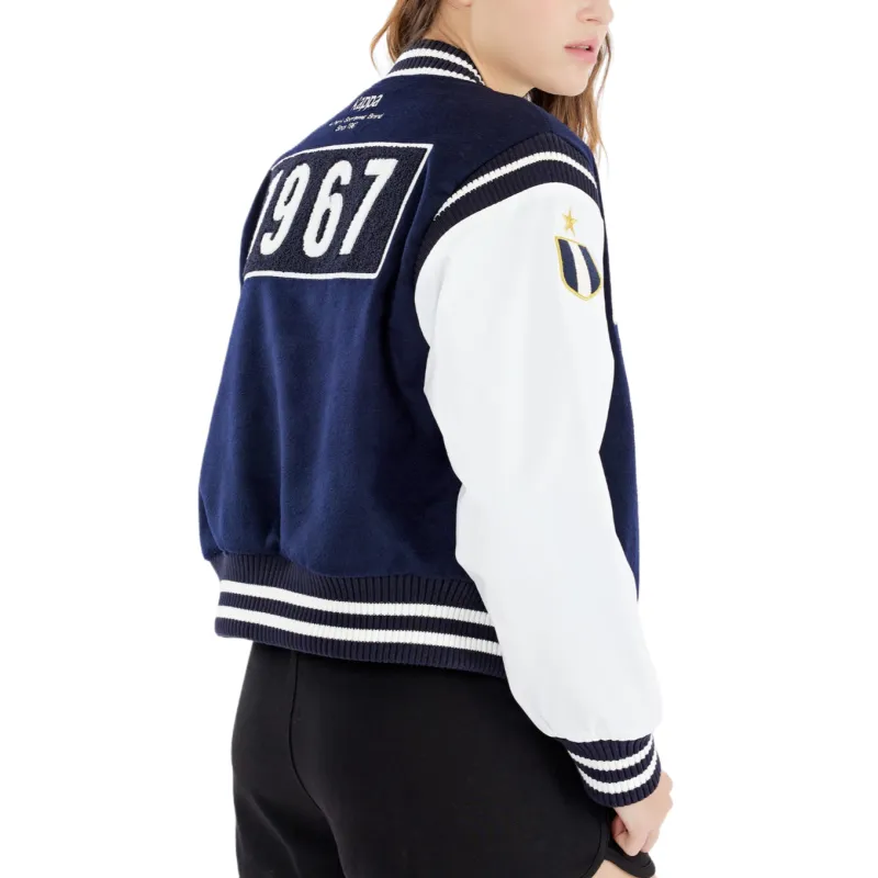 Kappa Baseball Jacket Women's Dark Blue-1