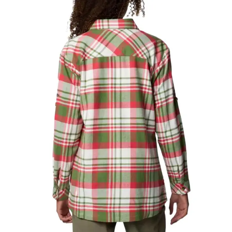 Columbia Holly Hideaway Flannel Shirt Women's Multi-grid-1
