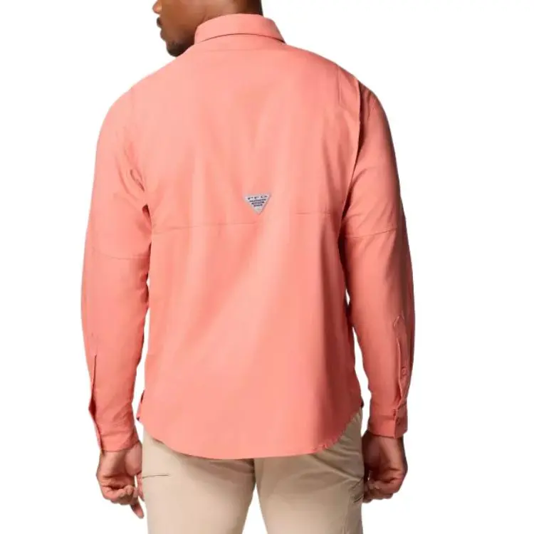 Columbia PFG Tamiami Shirt Men's Peach Pink-1