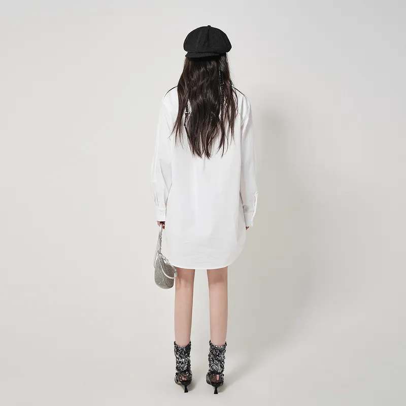 D'zzit Long Sleeved Dress Women's Bleached-2