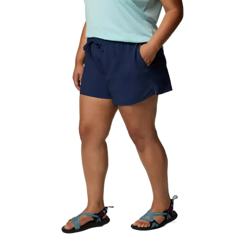Columbia Bogata Bay Casual Shorts Women's Marine Blue-2