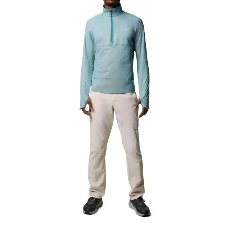 Columbia Summit Valley Omni-Shade Omni-Freeze Omni-Wick Shirt Men's River Blue-3