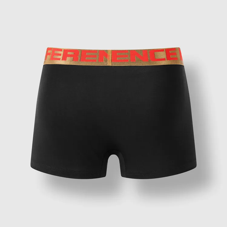 GXG Boxer Shorts Men's 3 Pack Black Red-4