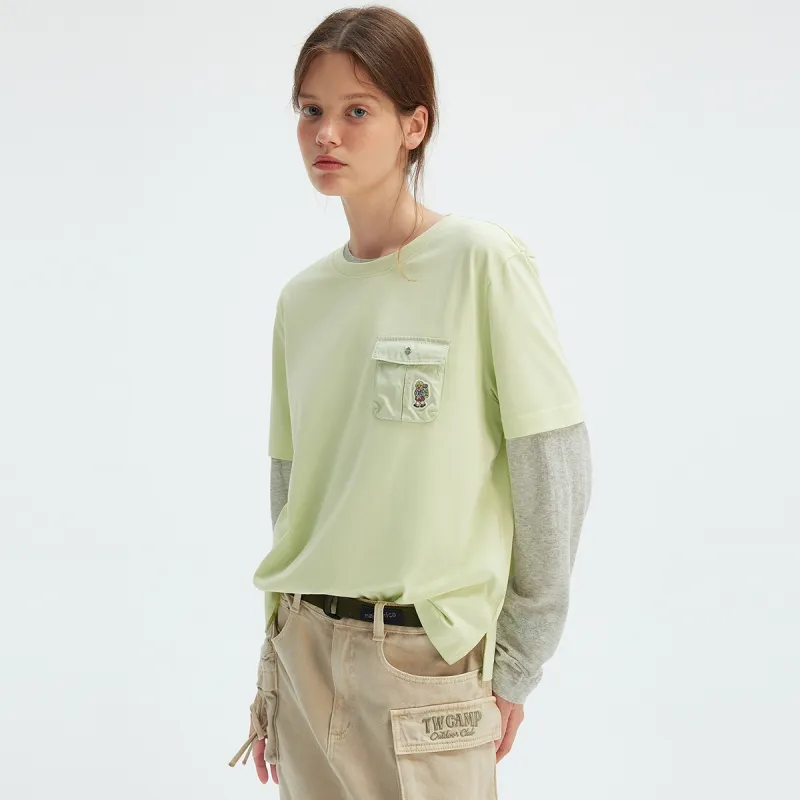 Teenie Weenie T Shirts Women's Mustard Yellow-2