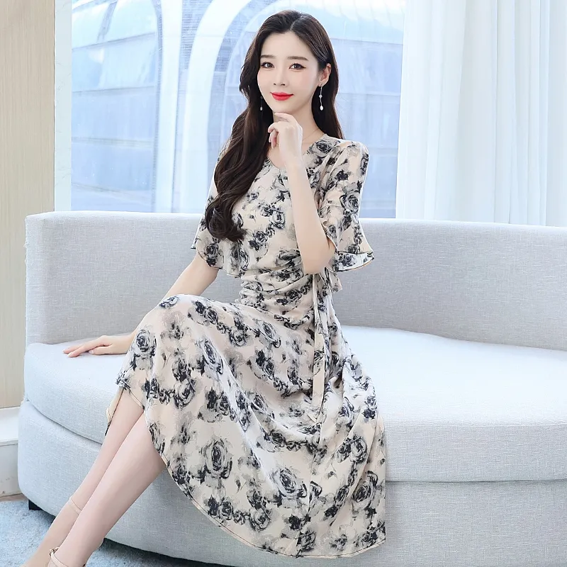 Pa33word Short Sleeved Dress Women's-10