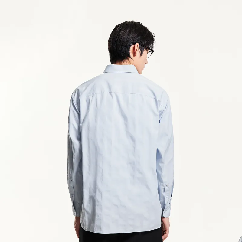 JACK&JONES Shirts Men A41 Light Blue-4