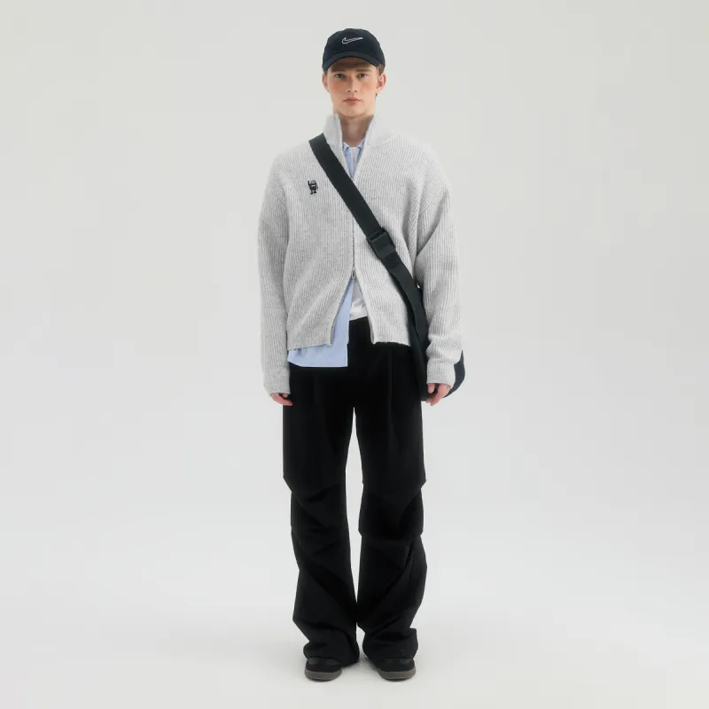 MYSAMESAME Sweaters Unisex Gray In Stock-1
