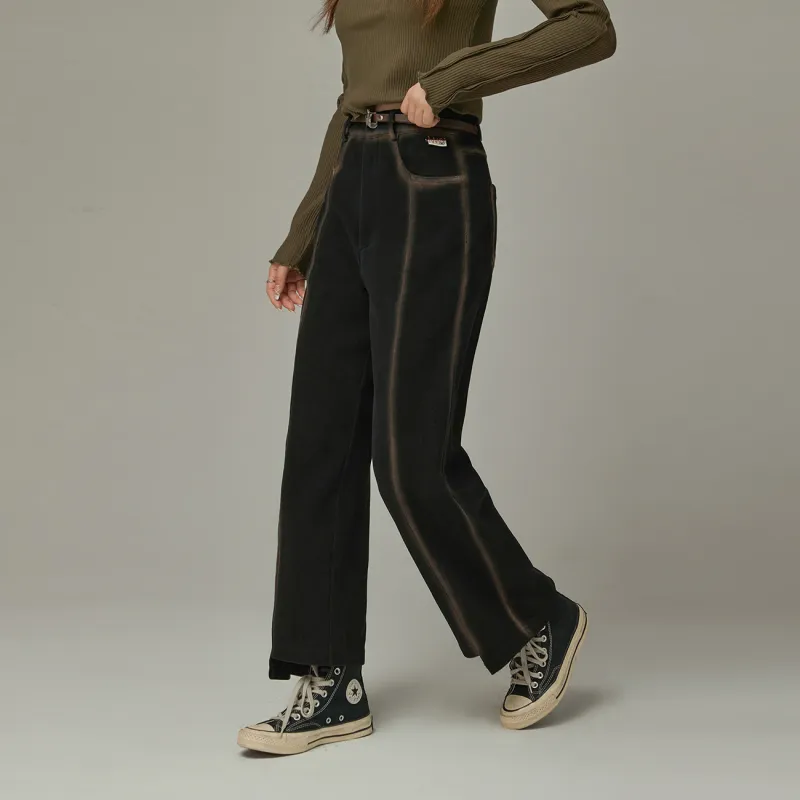 CHUU Casual Pants Women's Black-2
