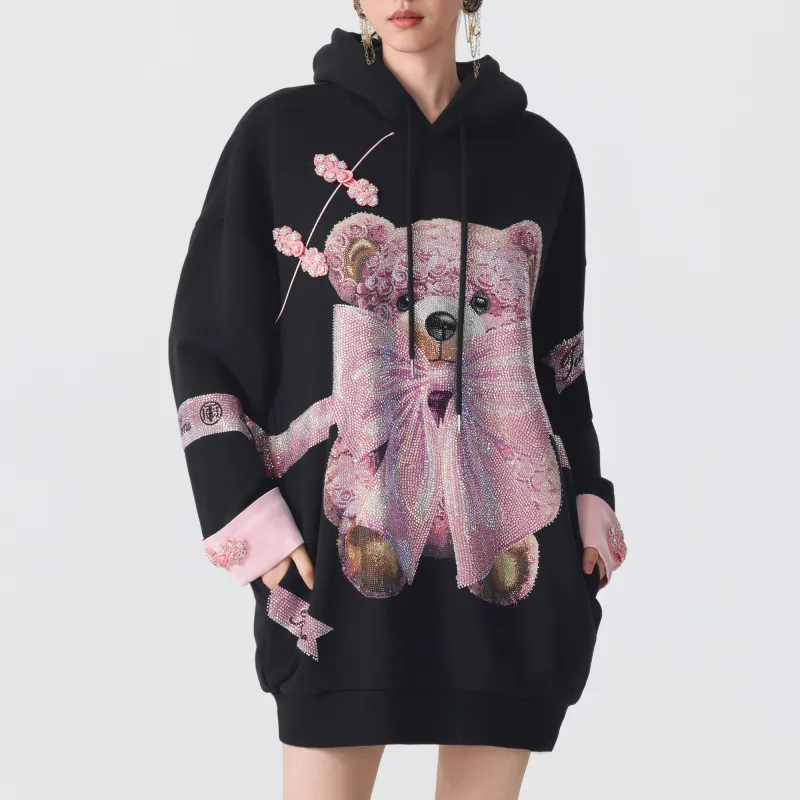 TCH Long Sleeved Dresses Women's Black-4