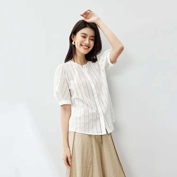 SENTUBILA Shirts Women's Antique White-3