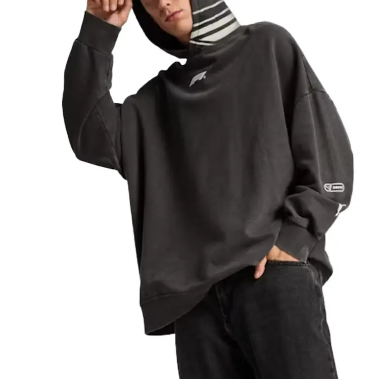 PUMA Hoodie Sweatshirt Men's Black-4