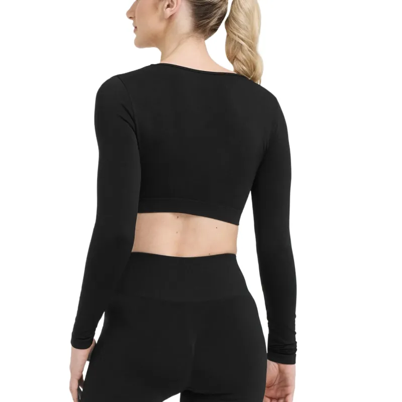 ONER ACTIVE Crop Top Women's Black-1