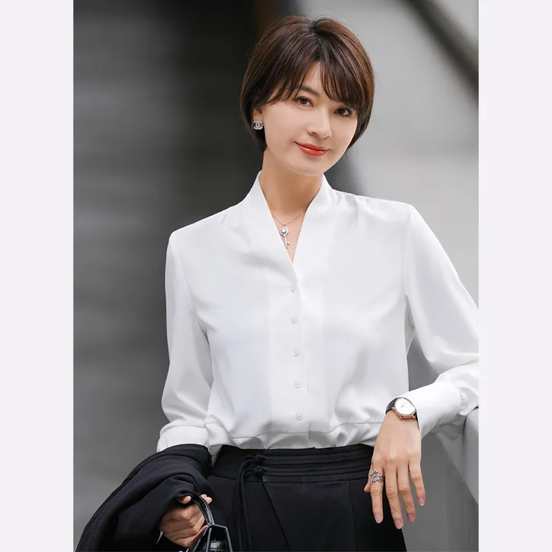 ONE SHALLOW Shirt Women's White-2