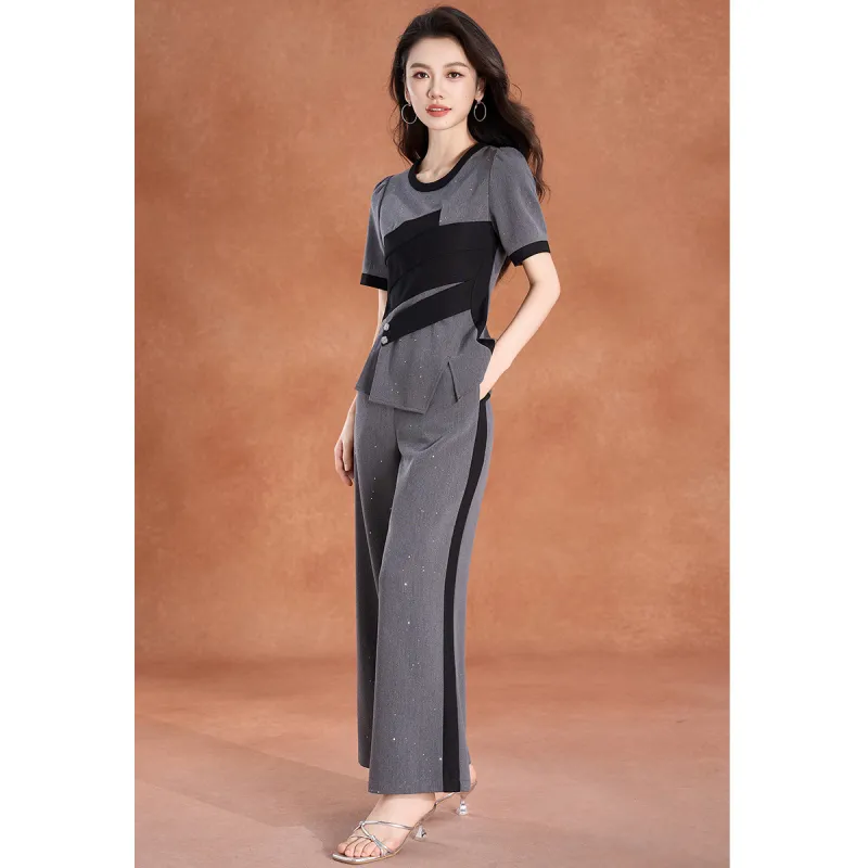 Mylan Casual Suits Women's Gray-5