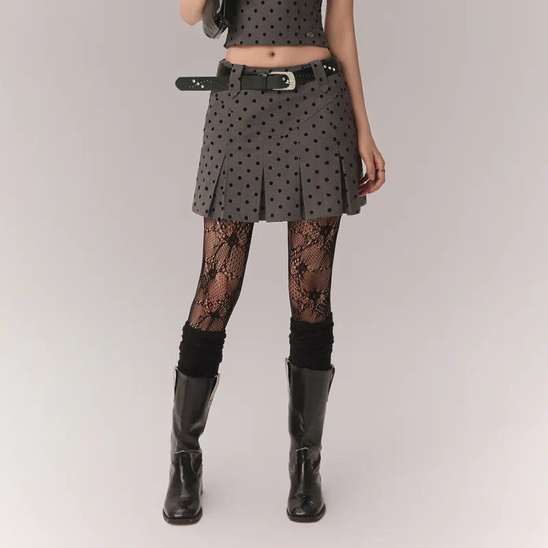 CHUU Casual Short Skirts Women's Carbon Gray-2