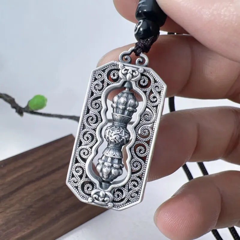 FUYUFU 999 Fine Silver Pendants Unisex-1