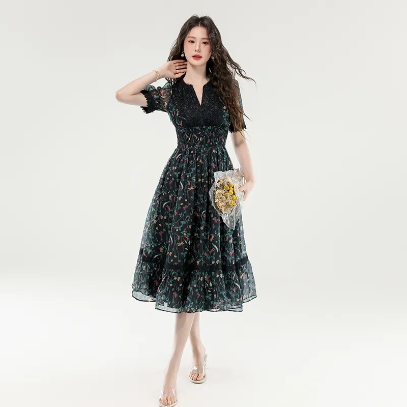 SNZX Short Sleeved Dress Women's-2