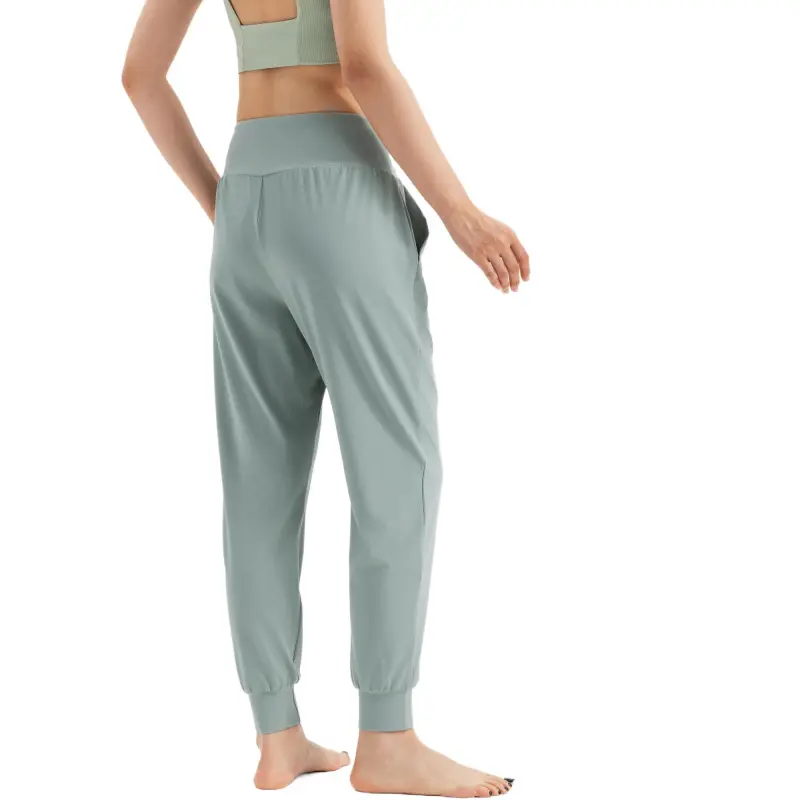 DECATHLON Athletic Trousers Women's Green Jade Color-1