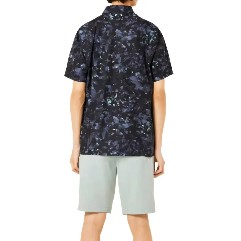Oakley Skull Geo Foliage Shirt Men's Black-5