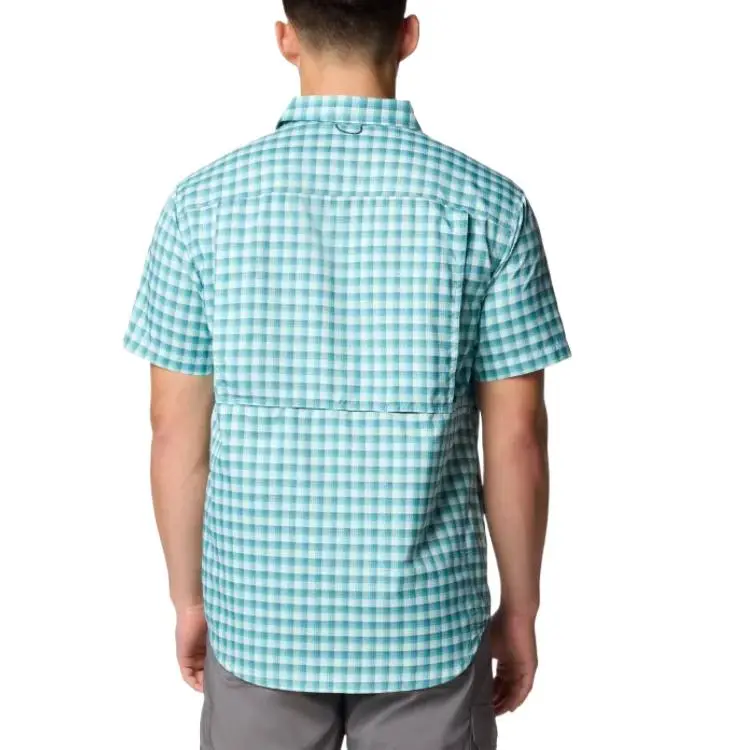 Columbia Silver Ridge Utility Lite Shirt Men's Ripple Blue-1