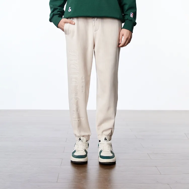 JACK JONES· x NBA Casual Pants Unisex Moonlight Gray-3
