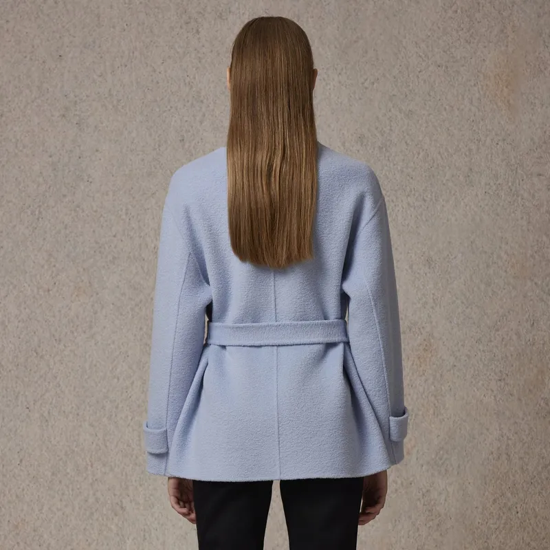 E.land Coats Women's Light Blue-4