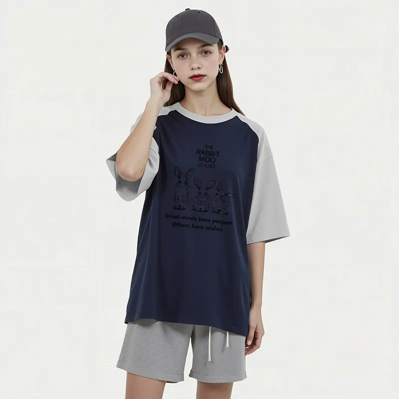 FAIRWHALE Raglan Sleeve T Shirt Women's-11