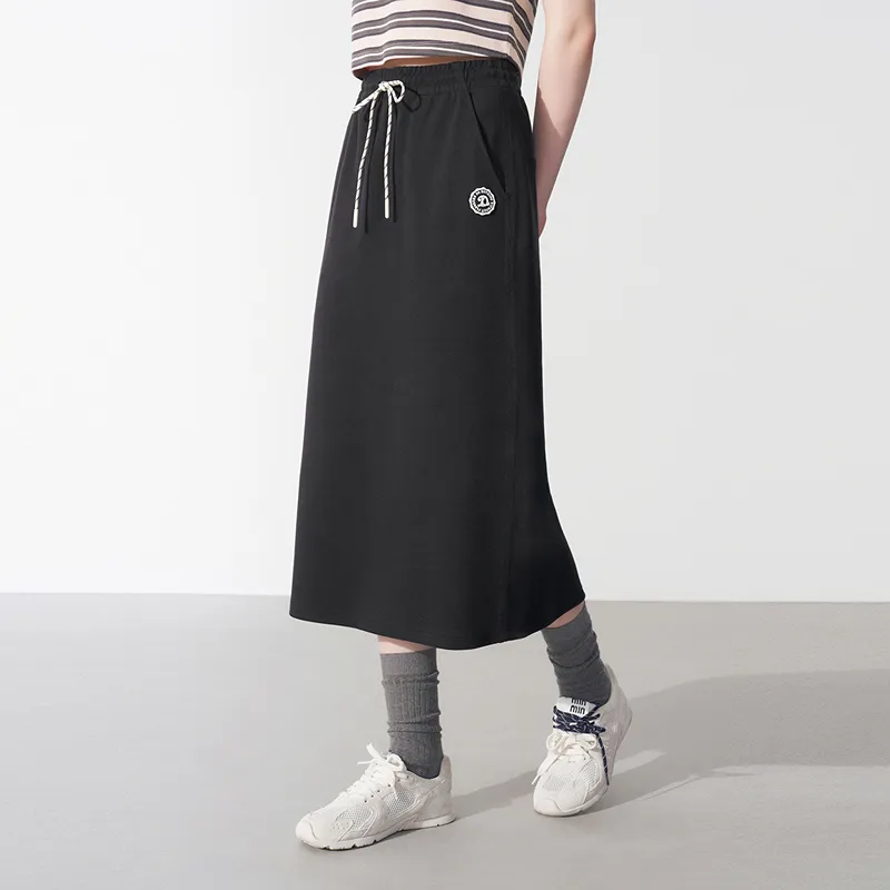 LEDIN Casual Long Skirt Women's Raven-4