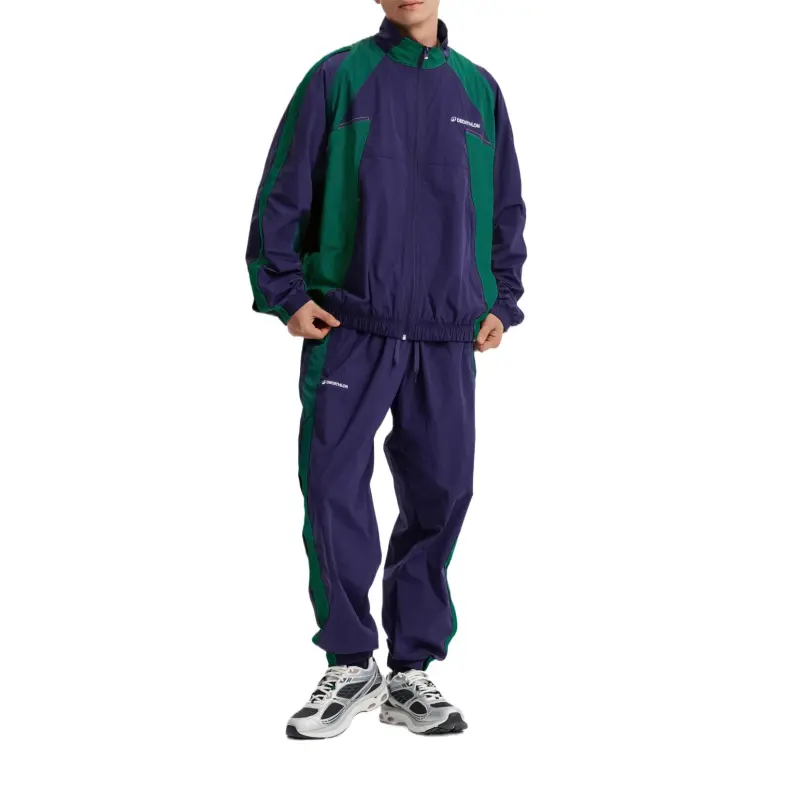DECATHLON Jackets & Coats Men's Night Purple Light Chalky Gray Pine Green-4