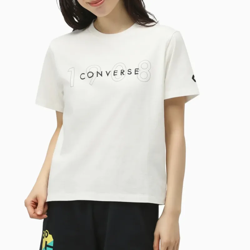 Converse SS25 T Shirt Women's White-2